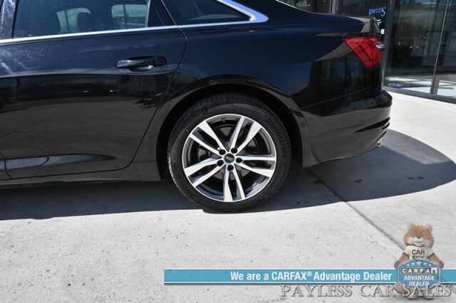 2023 Audi A6 Premium / AWD / Convenience Pkg / Heated Leather Seats & Steering Wheel / Sunroof / Navigation / 360 Camera / Adaptive Cruise / Lane Depart & Blind Spot / Apple CarPlay & Android Auto / Keyless Entry & Start / 1-Owner Anchorage AK