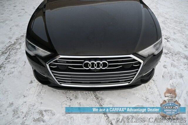 2023 Audi A6 Premium / AWD / Convenience Pkg / Heated Leather Seats & Steering Wheel / Sunroof / Navigation / 360 Camera / Adaptive Cruise / Lane Depart & Blind Spot / Apple CarPlay & Android Auto / Keyless Entry & Start / 1-Owner Anchorage AK