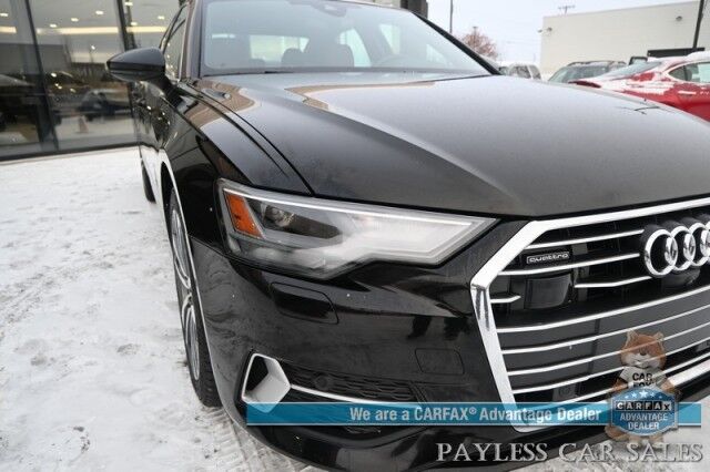 2023 Audi A6 Premium / AWD / Convenience Pkg / Heated Leather Seats & Steering Wheel / Sunroof / Navigation / 360 Camera / Adaptive Cruise / Lane Depart & Blind Spot / Apple CarPlay & Android Auto / Keyless Entry & Start / 1-Owner Anchorage AK