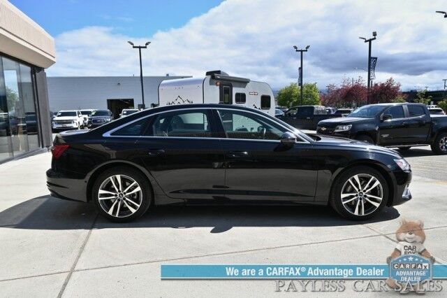 2023 Audi A6 Premium / AWD / Convenience Pkg / Heated Leather Seats & Steering Wheel / Sunroof / Navigation / 360 Camera / Adaptive Cruise / Lane Depart & Blind Spot / Apple CarPlay & Android Auto / Keyless Entry & Start / 1-Owner Anchorage AK