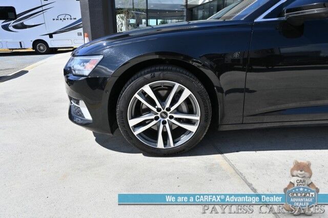 2023 Audi A6 Premium / AWD / Convenience Pkg / Heated Leather Seats & Steering Wheel / Sunroof / Navigation / 360 Camera / Adaptive Cruise / Lane Depart & Blind Spot / Apple CarPlay & Android Auto / Keyless Entry & Start / 1-Owner Anchorage AK