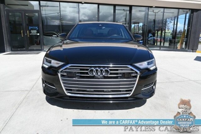 2023 Audi A6 Premium / AWD / Convenience Pkg / Heated Leather Seats & Steering Wheel / Sunroof / Navigation / 360 Camera / Adaptive Cruise / Lane Depart & Blind Spot / Apple CarPlay & Android Auto / Keyless Entry & Start / 1-Owner Anchorage AK