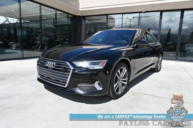 2023 Audi A6 Premium / AWD / Convenience Pkg / Heated Leather Seats & Steering Wheel / Sunroof / Navigation / 360 Camera / Adaptive Cruise / Lane Depart & Blind Spot / Apple CarPlay & Android Auto / Keyless Entry & Start / 1-Owner Anchorage AK