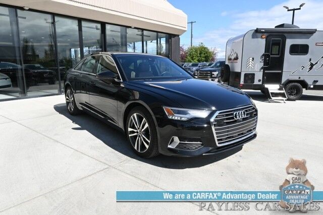 2023 Audi A6 Premium / AWD / Convenience Pkg / Heated Leather Seats & Steering Wheel / Sunroof / Navigation / 360 Camera / Adaptive Cruise / Lane Depart & Blind Spot / Apple CarPlay & Android Auto / Keyless Entry & Start / 1-Owner Anchorage AK