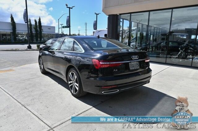 2023 Audi A6 Premium / AWD / Convenience Pkg / Heated Leather Seats & Steering Wheel / Sunroof / Navigation / 360 Camera / Adaptive Cruise / Lane Depart & Blind Spot / Apple CarPlay & Android Auto / Keyless Entry & Start / 1-Owner Anchorage AK