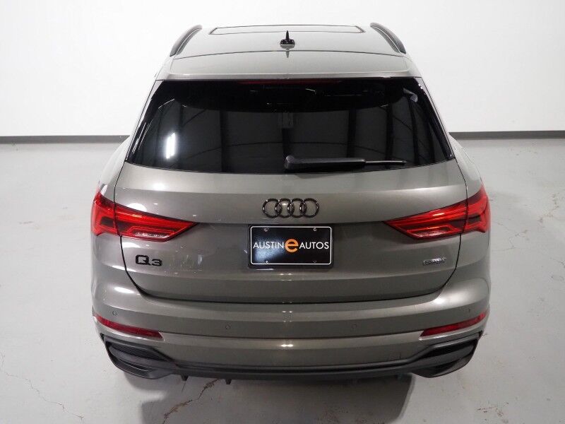 2023 Audi Q3 S line Premium 45 TFSI Quattro *BLACK OPTIC PKG, CONVENIENCE PKG, SAFETY ALERTS, BACKUP-CAMERA, COLOR TOUCHSCREEN, PANORAMA MOONROOF, LEATHER, HEATED SEATS, POWER LIFTGATE, ADVANCED KEY, FULL LED HEADLIGHTS, ANDROID & APPLE Round Rock TX