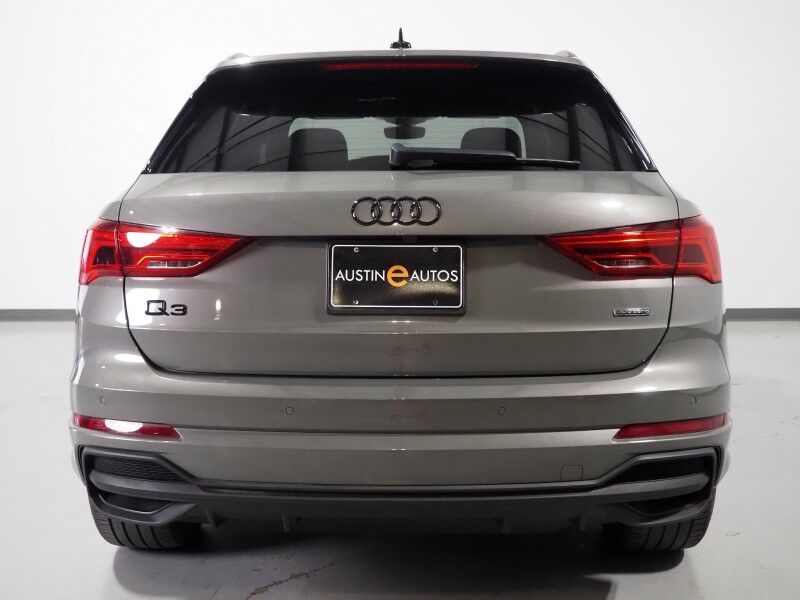 2023 Audi Q3 S line Premium 45 TFSI Quattro *BLACK OPTIC PKG, CONVENIENCE PKG, SAFETY ALERTS, BACKUP-CAMERA, COLOR TOUCHSCREEN, PANORAMA MOONROOF, LEATHER, HEATED SEATS, POWER LIFTGATE, ADVANCED KEY, FULL LED HEADLIGHTS, ANDROID & APPLE Round Rock TX
