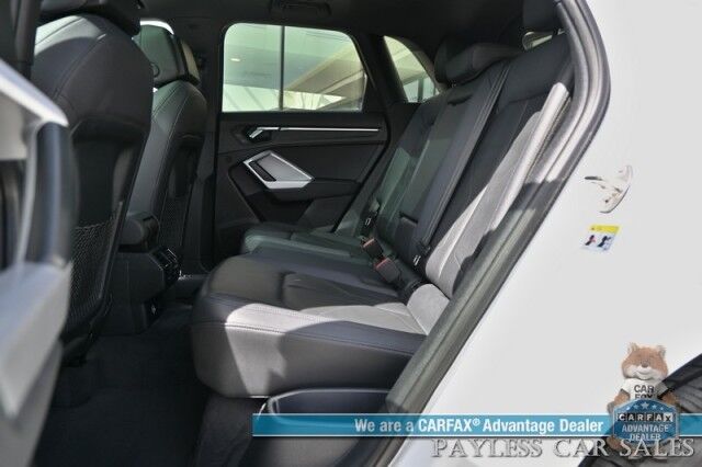 2023 Audi Q3 S line Premium / AWD / Convenience Pkg / Power & Heated Leather Seats / Panoramic Sunroof / Blind Spot & Forward Collision Alert / Apple CarPlay & Android Auto / Back Up Camera / Cruise Control / Tow Pkg / 28 MPG Wasilla AK