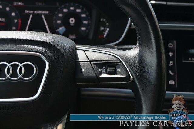 2023 Audi Q3 S line Premium / AWD / Convenience Pkg / Power & Heated Leather Seats / Panoramic Sunroof / Blind Spot & Forward Collision Alert / Apple CarPlay & Android Auto / Back Up Camera / Cruise Control / Tow Pkg / 28 MPG Wasilla AK