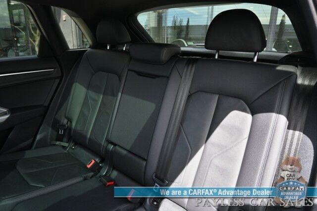2023 Audi Q3 S line Premium / AWD / Convenience Pkg / Power & Heated Leather Seats / Panoramic Sunroof / Blind Spot & Forward Collision Alert / Apple CarPlay & Android Auto / Back Up Camera / Cruise Control / Tow Pkg / 28 MPG Anchorage AK 2023 Audi Q3 S line Premium / AWD / Convenience Pkg / Power & Heated Leather Seats / Panoramic Sunroof / Blind Spot & Forward Collision Alert / Apple CarPlay & Android Auto / Back Up Camera / Cruise Control / Tow Pkg / 28 MPG Anchorage AK