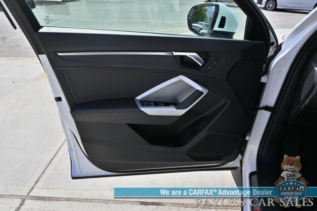 2023 Audi Q3 S line Premium / AWD / Convenience Pkg / Power & Heated Leather Seats / Panoramic Sunroof / Blind Spot & Forward Collision Alert / Apple CarPlay & Android Auto / Back Up Camera / Cruise Control / Tow Pkg / 28 MPG Wasilla AK