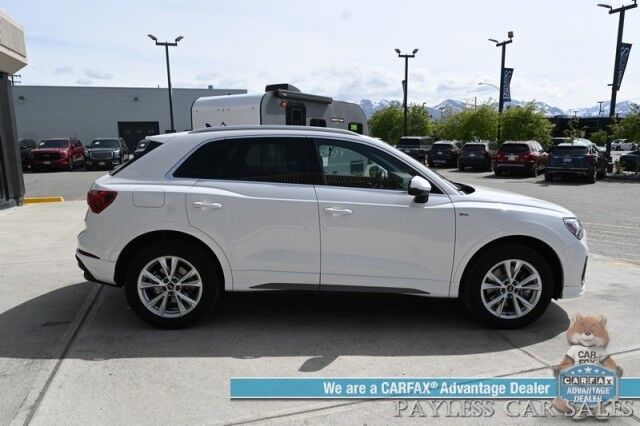 2023 Audi Q3 S line Premium / AWD / Convenience Pkg / Power & Heated Leather Seats / Panoramic Sunroof / Blind Spot & Forward Collision Alert / Apple CarPlay & Android Auto / Back Up Camera / Cruise Control / Tow Pkg / 28 MPG Anchorage AK 2023 Audi Q3 S line Premium / AWD / Convenience Pkg / Power & Heated Leather Seats / Panoramic Sunroof / Blind Spot & Forward Collision Alert / Apple CarPlay & Android Auto / Back Up Camera / Cruise Control / Tow Pkg / 28 MPG Anchorage AK
