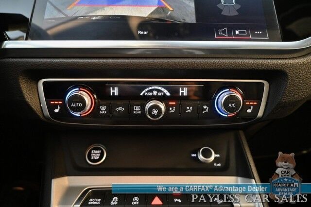 2023 Audi Q3 S line Premium / AWD / Convenience Pkg / Power & Heated Leather Seats / Panoramic Sunroof / Lane Departure & Blind Spot Alert / Apple CarPlay & Android Auto / Back Up Camera / Keyless Entry & Start / 28 MPG / 1-Owner Anchorage AK 2023 Audi Q3 S line Premium / AWD / Convenience Pkg / Power & Heated Leather Seats / Panoramic Sunroof / Lane Departure & Blind Spot Alert / Apple CarPlay & Android Auto / Back Up Camera / Keyless Entry & Start / 28 MPG / 1-Owner Anchorage AK