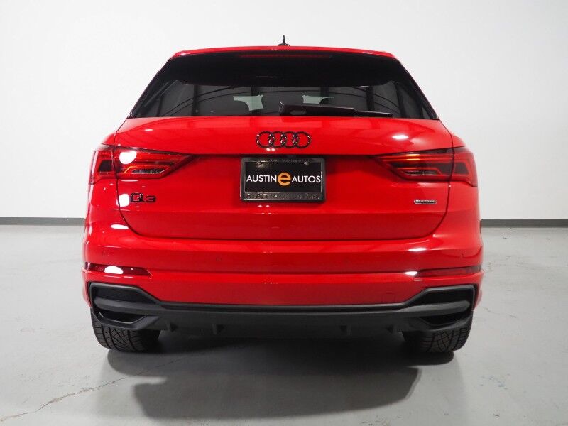 2023 Audi Q3 S line Premium Plus 45 TFSI Quattro *BLACK OPTIC PKG, NAVIGATION, VIRTUAL COCKPIT, ADAPTIVE CRUISE, SAFETY ALERTS, 360 CAMERAS, PANO MOONROOF, LEATHER, HEATED SEATS, ADVANCED KEY, POWER LIFTGATE, SONOS AUDIO, WIRELESS CHARGING, ANDROID & APPLE Round Rock TX
