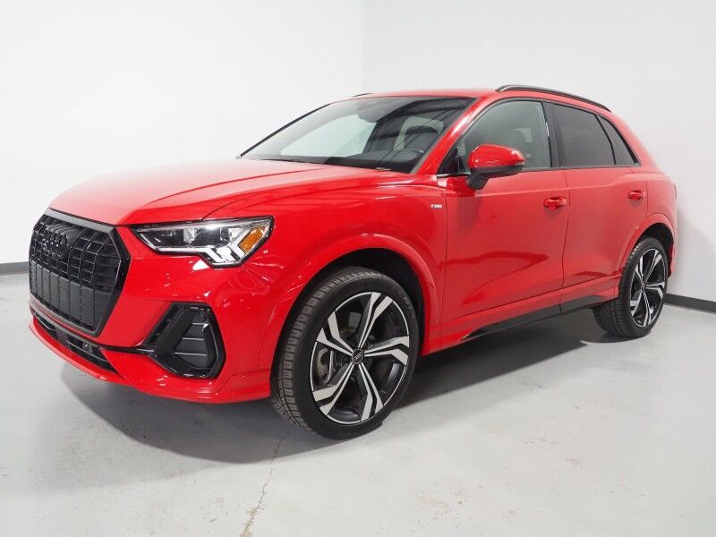 2023 Audi Q3 S line Premium Plus 45 TFSI Quattro *BLACK OPTIC PKG, NAVIGATION, VIRTUAL COCKPIT, ADAPTIVE CRUISE, SAFETY ALERTS, 360 CAMERAS, PANO MOONROOF, LEATHER, HEATED SEATS, ADVANCED KEY, POWER LIFTGATE, SONOS AUDIO, WIRELESS CHARGING, ANDROID & APPLE Round Rock TX