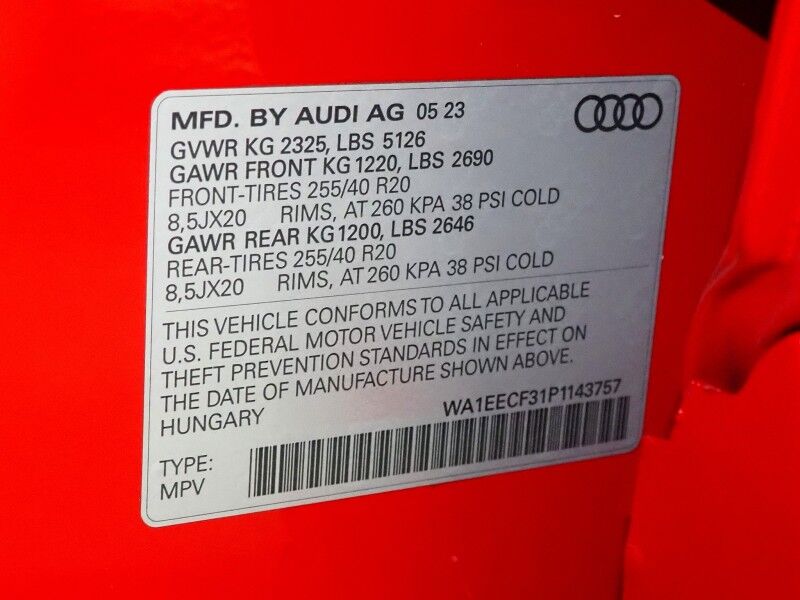 2023 Audi Q3 S line Premium Plus 45 TFSI Quattro *BLACK OPTIC PKG, NAVIGATION, VIRTUAL COCKPIT, ADAPTIVE CRUISE, SAFETY ALERTS, 360 CAMERAS, PANO MOONROOF, LEATHER, HEATED SEATS, ADVANCED KEY, POWER LIFTGATE, SONOS AUDIO, WIRELESS CHARGING, ANDROID & APPLE Round Rock TX