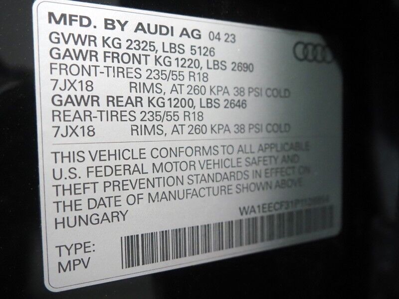 2023 Audi Q3 S line Premium Plus 45 TFSI Quattro *NAVIGATION, VIRTUAL COCKPIT, ADAPTIVE CRUISE, SAFETY ALERTS, 360 CAMERAS, PANO MOONROOF, LEATHER, HEATED SEATS, ADVANCED KEY, POWER LIFTGATE, SONOS AUDIO, WIRELESS CHARGING, ANDROID & APPLE Round Rock TX