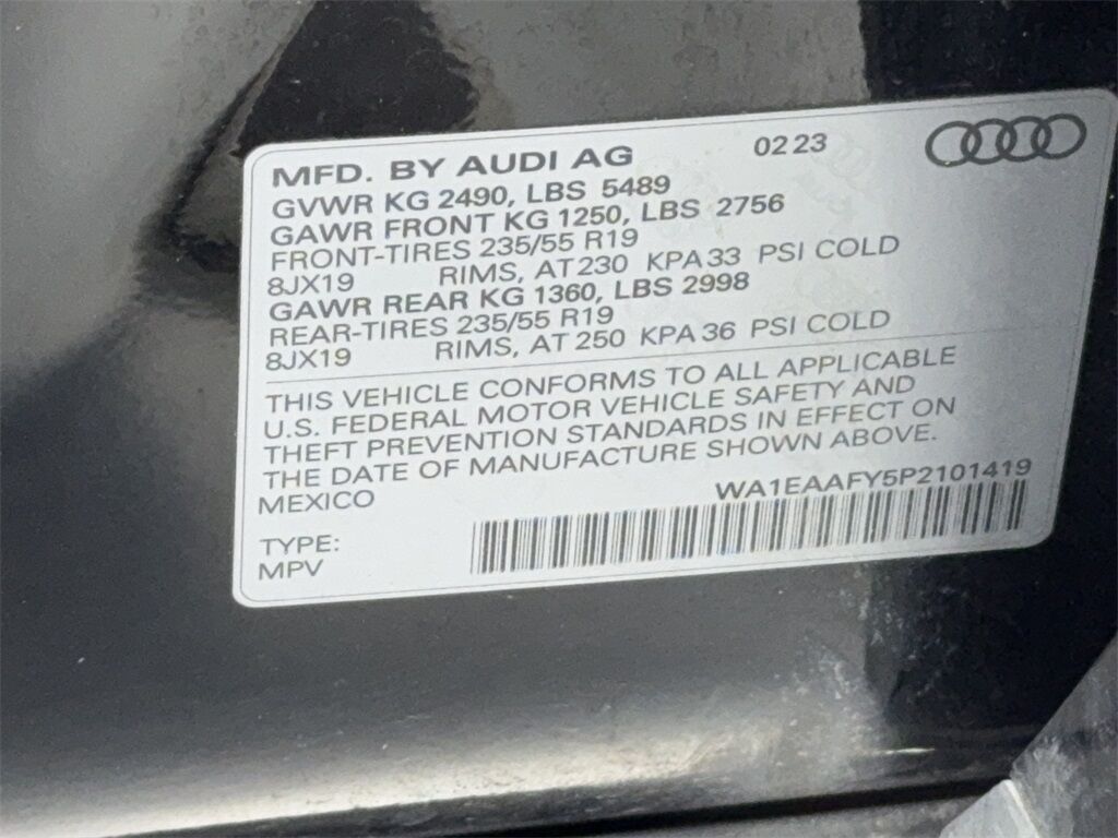 2023 Audi Q5 45 S line Premium CAM,PANO,HTD STS,BLIND SPOT,19&quot; Plano TX