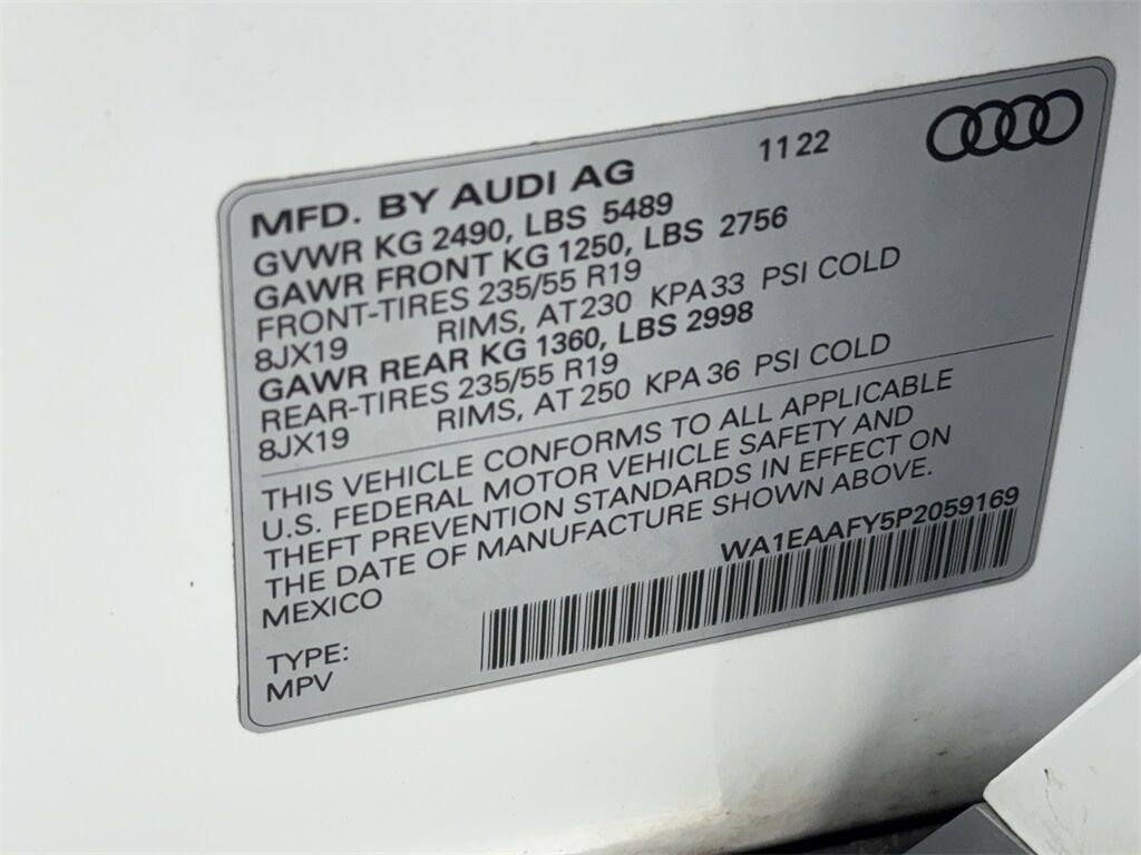 2023 Audi Q5 45 S line Premium Plus NAV,CAM,PANO,HTD STS,BLIND Plano TX