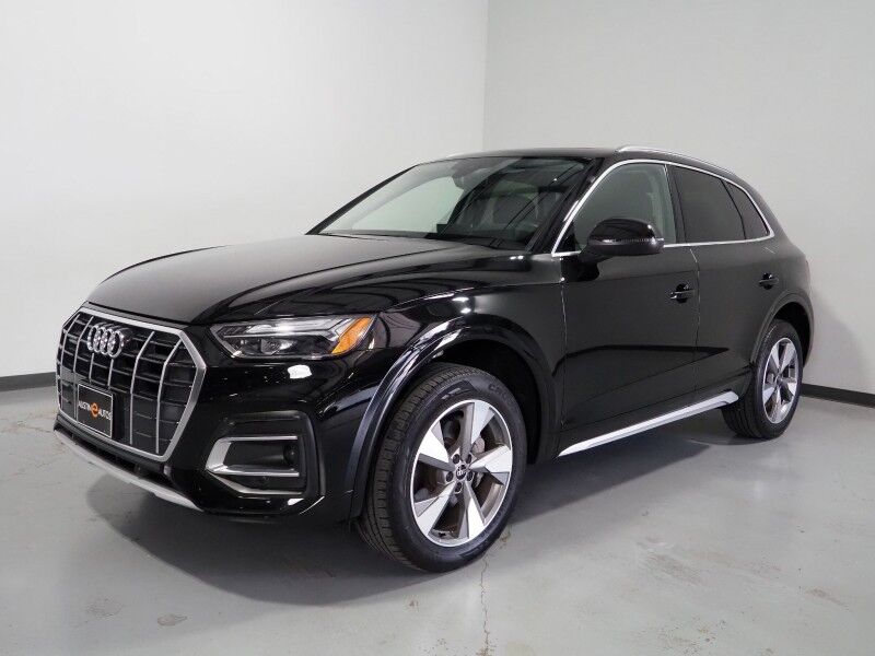 2023 Audi Q5 Premium 40 TFSI Quattro *PANORAMA MOONROOF, ADAPTIVE CRUISE, SAFETY ALERTS, BACKUP-CAMERA, COLOR TOUCHSCREEN, LEATHER, HEATED SEATS/STEERING, ADVANCED KEY, POWER LIFTGATE, 19 INCH WHEELS, APPLE CARPLAY Round Rock TX