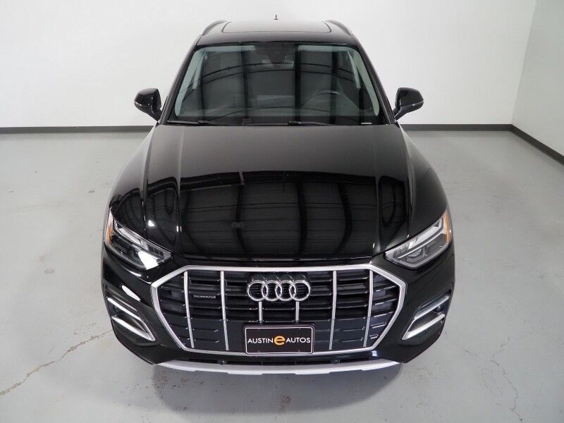 2023 Audi Q5 Premium 40 TFSI Quattro *PANORAMA MOONROOF, ADAPTIVE CRUISE, SAFETY ALERTS, BACKUP-CAMERA, COLOR TOUCHSCREEN, LEATHER, HEATED SEATS/STEERING, ADVANCED KEY, POWER LIFTGATE, 19 INCH WHEELS, APPLE CARPLAY Round Rock TX