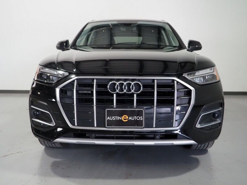 2023 Audi Q5 Premium 40 TFSI Quattro *PANORAMA MOONROOF, ADAPTIVE CRUISE, SAFETY ALERTS, BACKUP-CAMERA, COLOR TOUCHSCREEN, LEATHER, HEATED SEATS/STEERING, ADVANCED KEY, POWER LIFTGATE, 19 INCH WHEELS, APPLE CARPLAY Round Rock TX