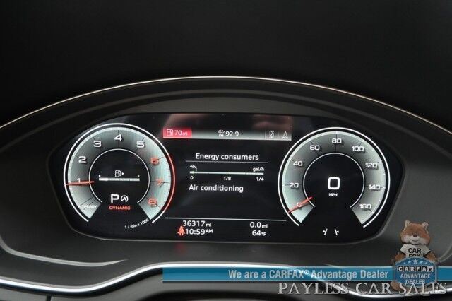 2023 Audi Q5 Premium Plus / AWD / Heated & Cooled Leather Seats / Heated Steering / NAV / Panoramic / B&O Speakers / Adaptive Cruise & Blind Spot / Apple CarPlay & Android Auto / 360 Cam / Tow Pkg / 1-Owner Anchorage AK