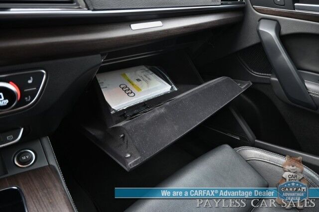 2023 Audi Q5 Premium Plus / AWD / Heated & Cooled Leather Seats / Heated Steering / NAV / Panoramic / B&O Speakers / Adaptive Cruise & Blind Spot / Apple CarPlay & Android Auto / 360 Cam / Tow Pkg / 1-Owner Anchorage AK