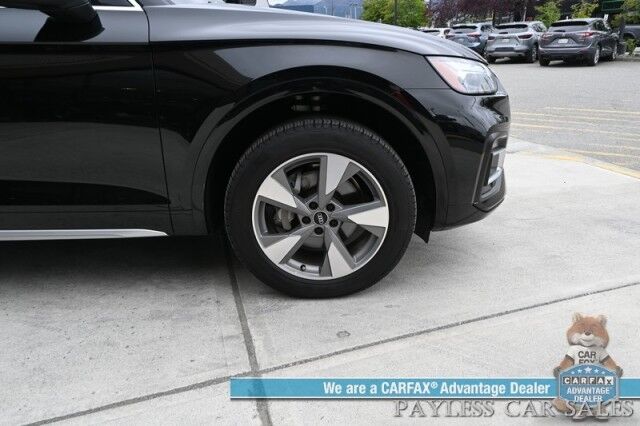2023 Audi Q5 Premium Plus / AWD / Heated & Cooled Leather Seats / Heated Steering / NAV / Panoramic / B&O Speakers / Adaptive Cruise & Blind Spot / Apple CarPlay & Android Auto / 360 Cam / Tow Pkg / 1-Owner Anchorage AK