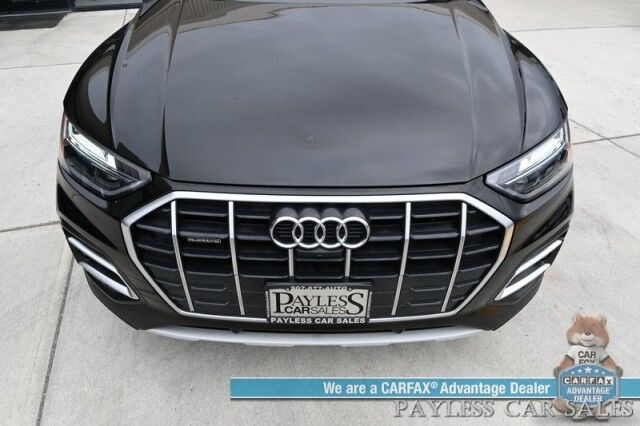 2023 Audi Q5 Premium Plus / AWD / Heated & Cooled Leather Seats / Heated Steering / NAV / Panoramic / B&O Speakers / Adaptive Cruise & Blind Spot / Apple CarPlay & Android Auto / 360 Cam / Tow Pkg / 1-Owner Anchorage AK