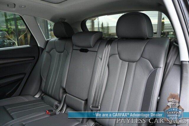 2023 Audi Q5 Premium Plus / AWD / Heated & Cooled Leather Seats / Heated Steering / NAV / Panoramic Sunroof / B&O Speakers / Adaptive Cruise & Blind Spot / Apple CarPlay & Android Auto / Tow Pkg / 1-Owner Anchorage AK