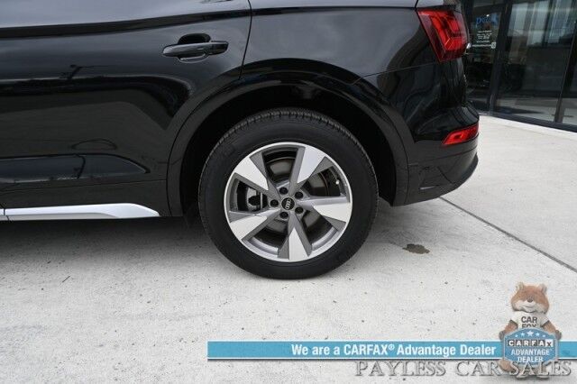 2023 Audi Q5 Premium Plus / AWD / Heated & Cooled Leather Seats / Heated Steering / NAV / Panoramic Sunroof / B&O Speakers / Adaptive Cruise & Blind Spot / Apple CarPlay & Android Auto / Tow Pkg / 1-Owner Anchorage AK