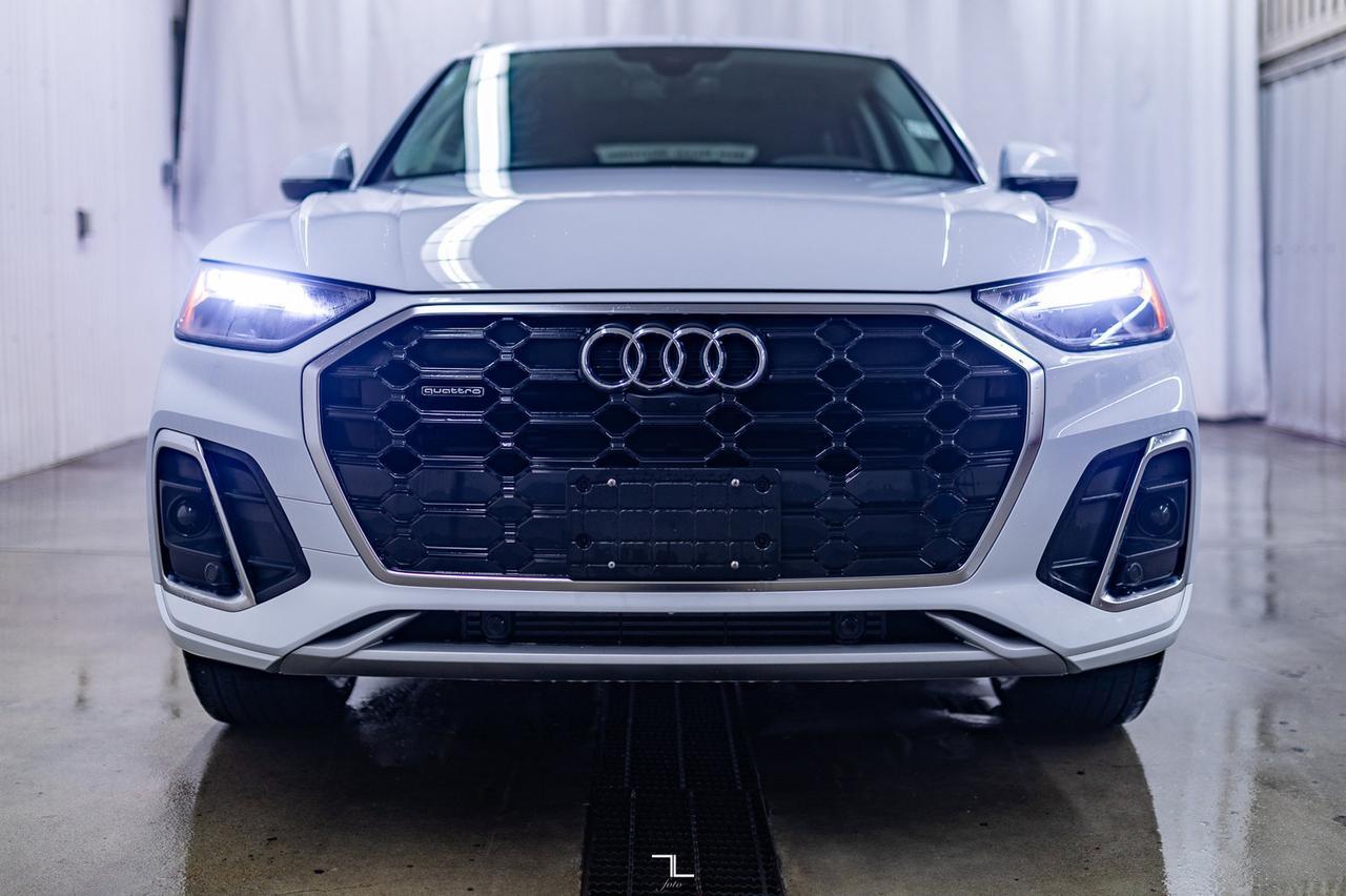 2023 Audi Q5 Quattro Progressiv 45 S-Line Leather Roof Nav BCam Red Deer AB