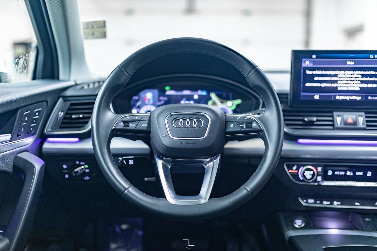 2023 Audi Q5 Quattro Progressiv 45 S-Line Leather Roof Nav BCam Red Deer AB