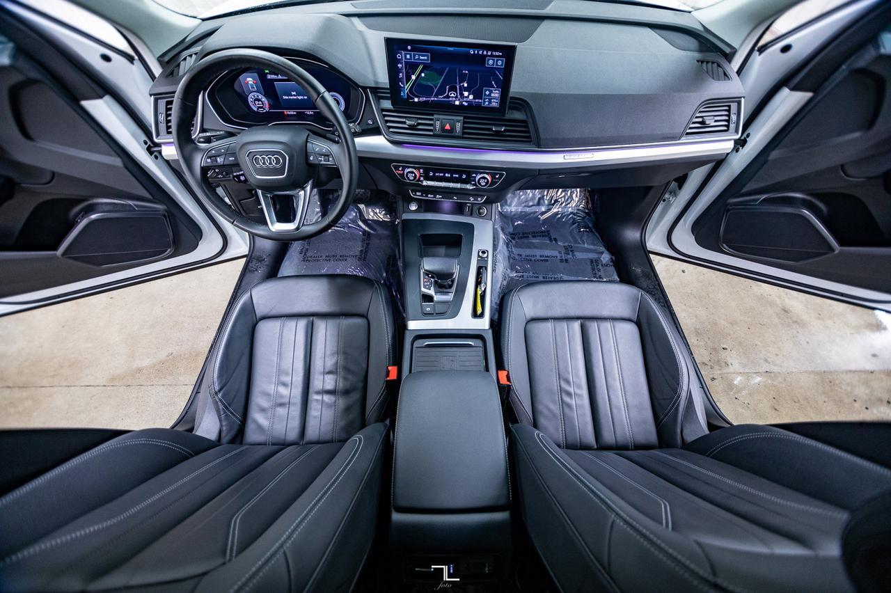 2023 Audi Q5 Quattro Progressiv 45 S-Line Leather Roof Nav BCam Red Deer AB