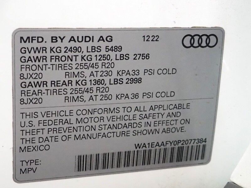 2023 Audi Q5 S line Premium Plus 45 TFSI Quattro *NAVIGATION, VIRTUAL COCKPIT, ADAPTIVE CRUISE, SAFETY ALERTS, 360 VIEW CAMERAS, COLOR TOUCHSCREEN, PANORAMA MOONROOF, LEATHER, HEATED SEATS/STEERING, ADVANCED KEY, 20 INCH WHEELS, BANG & OLUFSEN, APPLE CARPLAY Round Rock TX