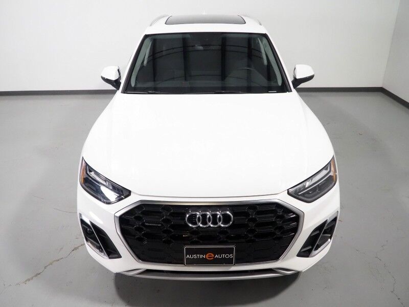 2023 Audi Q5 S line Premium Plus 45 TFSI Quattro *NAVIGATION, VIRTUAL COCKPIT, ADAPTIVE CRUISE, SAFETY ALERTS, 360 VIEW CAMERAS, COLOR TOUCHSCREEN, PANORAMA MOONROOF, LEATHER, HEATED SEATS/STEERING, ADVANCED KEY, 20 INCH WHEELS, BANG & OLUFSEN, APPLE CARPLAY Round Rock TX