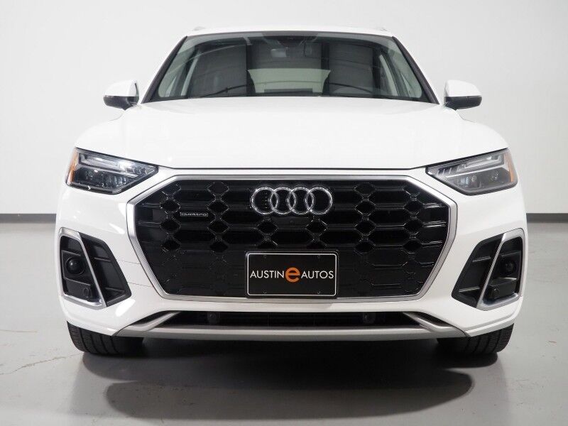 2023 Audi Q5 S line Premium Plus 45 TFSI Quattro *NAVIGATION, VIRTUAL COCKPIT, ADAPTIVE CRUISE, SAFETY ALERTS, 360 VIEW CAMERAS, COLOR TOUCHSCREEN, PANORAMA MOONROOF, LEATHER, HEATED SEATS/STEERING, ADVANCED KEY, 20 INCH WHEELS, BANG & OLUFSEN, APPLE CARPLAY Round Rock TX