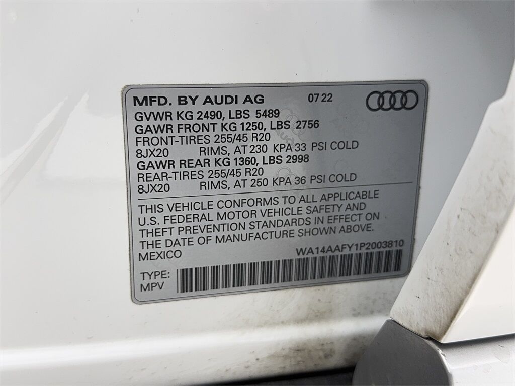 2023 Audi Q5 Sportback 45 S line Premium CAM,PANO,HTD STS,BLIND SPOT Plano TX