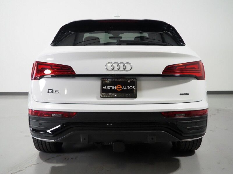 2023 Audi Q5 Sportback S line Premium Plus Quattro *BLACK OPTIC PKG, VIRTUAL COCKPIT, ADAPTIVE CRUISE, SAFETY ALERTS, 360 VIEW CAMERAS, COLOR TOUCHSCREEN, PANORAMA MOONROOF, LEATHER, HEATED SEATS/STEERING, ADVANCED KEY, BANG & OLUFSEN, APPLE CARPLAY Round Rock TX