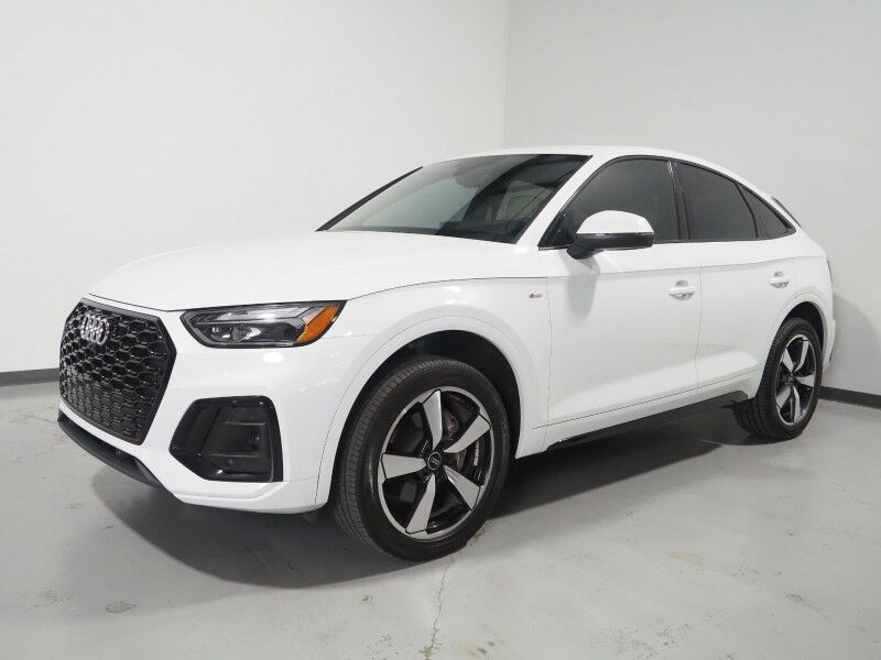 2023 Audi Q5 Sportback S line Premium Plus Quattro *BLACK OPTIC PKG, VIRTUAL COCKPIT, ADAPTIVE CRUISE, SAFETY ALERTS, 360 VIEW CAMERAS, COLOR TOUCHSCREEN, PANORAMA MOONROOF, LEATHER, HEATED SEATS/STEERING, ADVANCED KEY, BANG & OLUFSEN, APPLE CARPLAY Round Rock TX