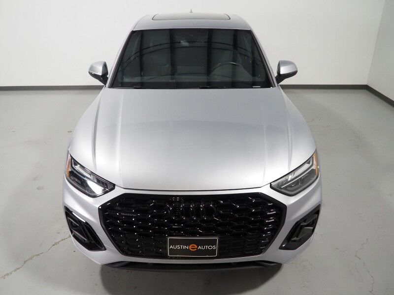 2023 Audi Q5 Sportback S line Premium Plus Quattro *BLACK OPTIC PKG, VIRTUAL COCKPIT, ADAPTIVE CRUISE, SAFETY ALERTS, 360 VIEW CAMERAS, COLOR TOUCHSCREEN, PANORAMA MOONROOF, LEATHER, HEATED SEATS/STEERING, ADVANCED KEY, BANG & OLUFSEN, APPLE CARPLAY Round Rock TX