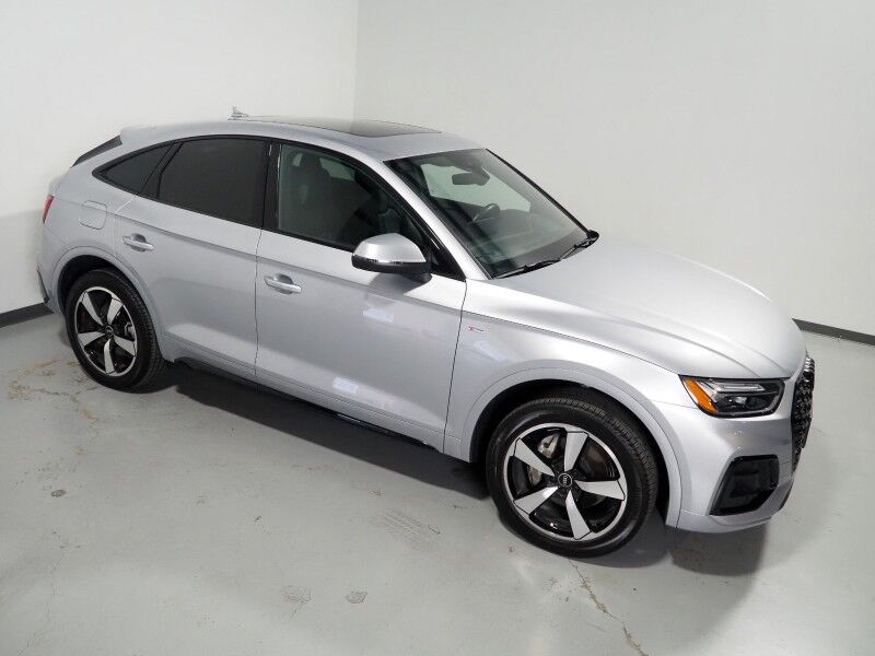 2023 Audi Q5 Sportback S line Premium Plus Quattro *BLACK OPTIC PKG, VIRTUAL COCKPIT, ADAPTIVE CRUISE, SAFETY ALERTS, 360 VIEW CAMERAS, COLOR TOUCHSCREEN, PANORAMA MOONROOF, LEATHER, HEATED SEATS/STEERING, ADVANCED KEY, BANG & OLUFSEN, APPLE CARPLAY Round Rock TX
