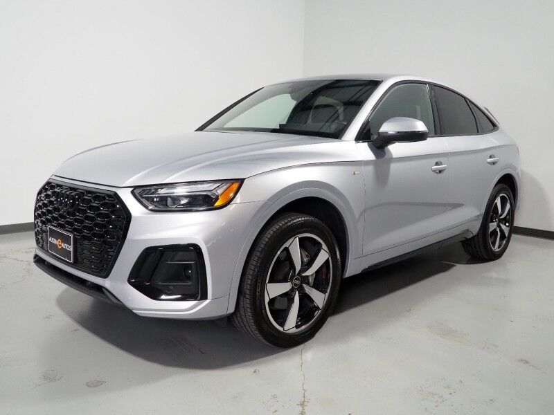 2023 Audi Q5 Sportback S line Premium Plus Quattro *BLACK OPTIC PKG, VIRTUAL COCKPIT, ADAPTIVE CRUISE, SAFETY ALERTS, 360 VIEW CAMERAS, COLOR TOUCHSCREEN, PANORAMA MOONROOF, LEATHER, HEATED SEATS/STEERING, ADVANCED KEY, BANG & OLUFSEN, APPLE CARPLAY Round Rock TX