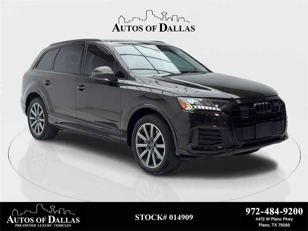 2023 Audi Q7 45 Premium Plus NAV,CAM,PANO,CLMT STS,BLIND SPOT,3 Plano TX