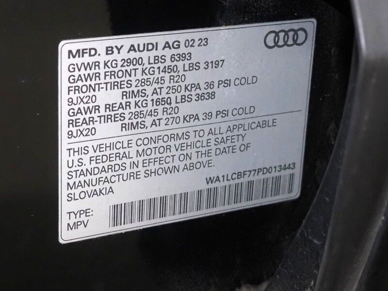 2023 Audi Q7 Premium Plus 45 TFSI Quattro *EXECUTIVE PKG, NAVIGATION, VIRTUAL COCKPIT, ADAPTIVE CRUISE, SAFETY ALERTS, 360 CAMERAS, PANO MOONROOF, LEATHER, CLIMATE SEATS, HEATED STEERING, BANG & OLUFSEN, WIRELESS CHARGING, APPLE CARPLAY Round Rock TX