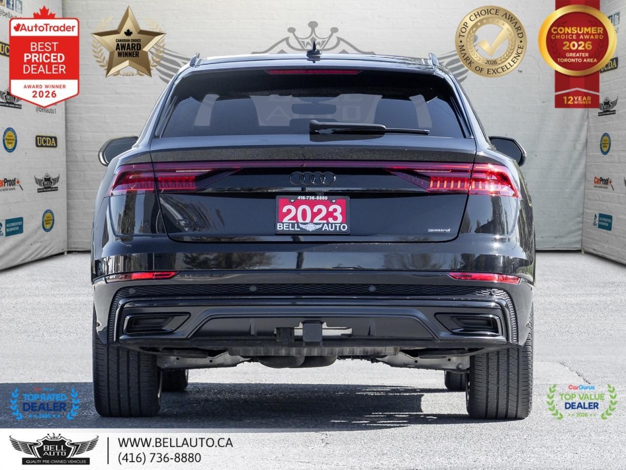 2023 Audi Q8 Progressiv | S-LINE | BLKOPTIC | NAVI | 360CAM | PANO | B&O | NOACCIDENT Toronto ON