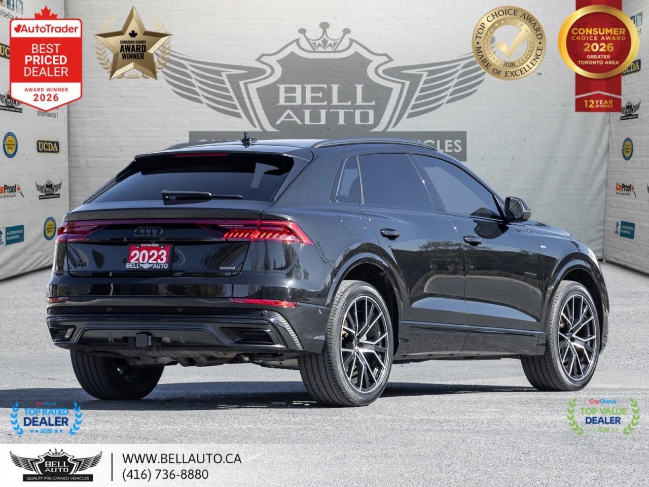 2023 Audi Q8 Progressiv | S-LINE | BLKOPTIC | NAVI | 360CAM | PANO | B&O | NOACCIDENT Toronto ON