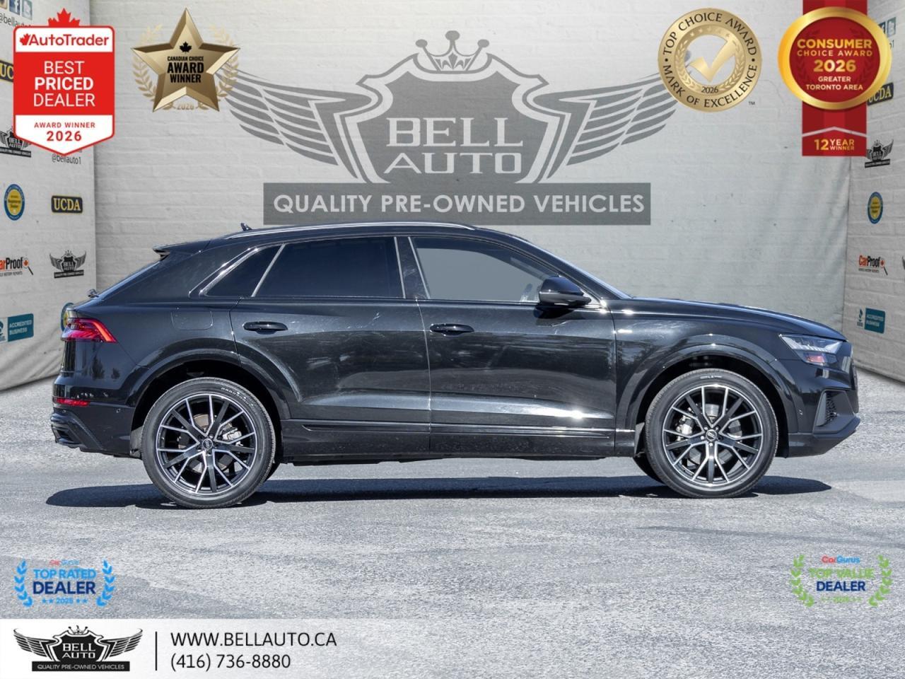 2023 Audi Q8 Progressiv | S-LINE | BLKOPTIC | NAVI | 360CAM | PANO | B&O | NOACCIDENT Toronto ON