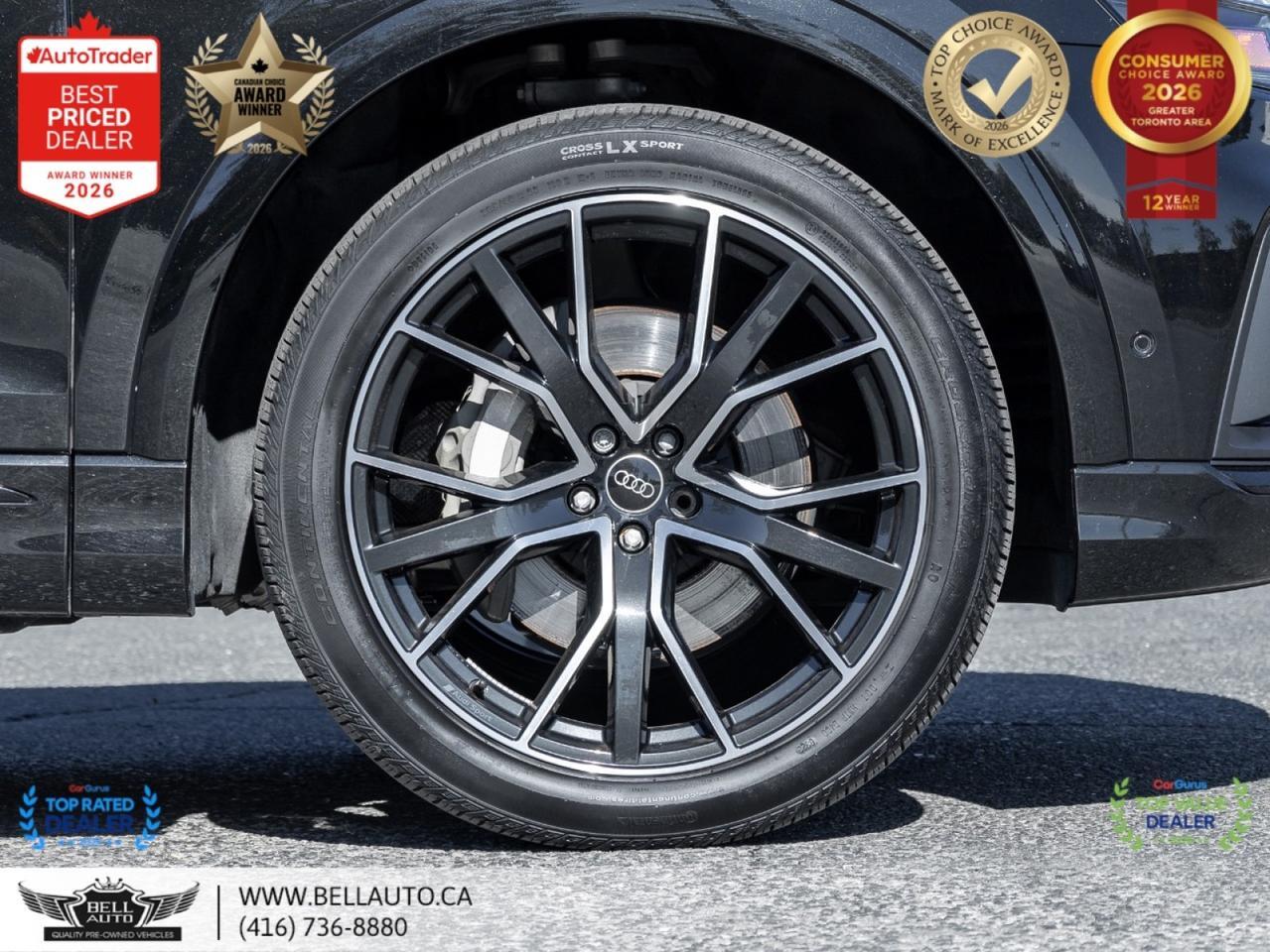 2023 Audi Q8 Progressiv | S-LINE | BLKOPTIC | NAVI | 360CAM | PANO | B&O | NOACCIDENT Toronto ON